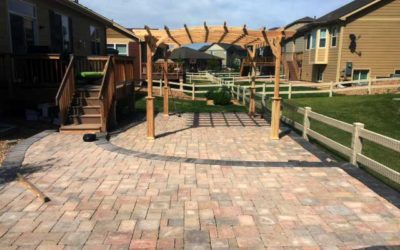 Frederick outdoor living area with Bogert pavers