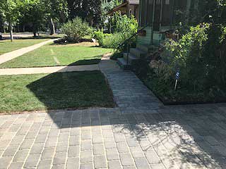 Borgert Pavers for driveway and walk in Longmont
