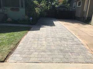 Borgert pavers used for driveway and walkway in Longmont, CO.